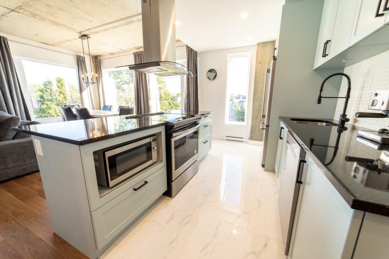 Appartement Aux Havres Urbains - Le Penthouse de la 3ième Avenue à Ville de Québec Extérieur photo