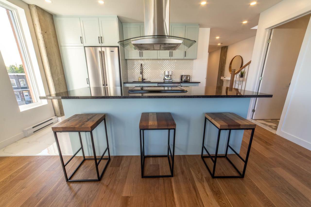Appartement Aux Havres Urbains - Le Penthouse de la 3ième Avenue à Ville de Québec Extérieur photo